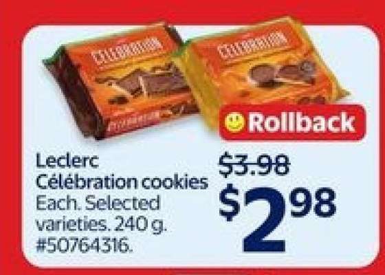 Leclerc Celebration Cookies
