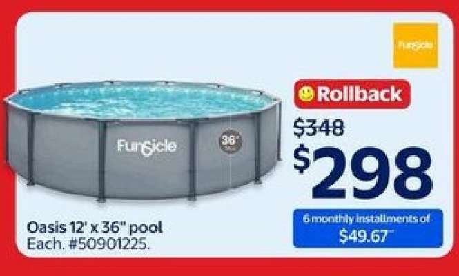 Oasis 12' x 36" pool