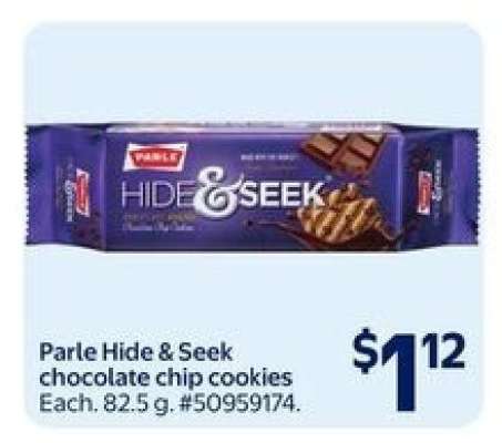 Parle Hide & Seek chocolate chip cookies