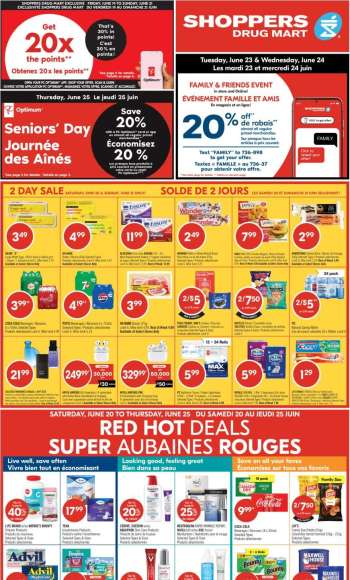 Circulaire Shoppers Drug Mart - 20 Juin 2026 - 25 Juin 2026.