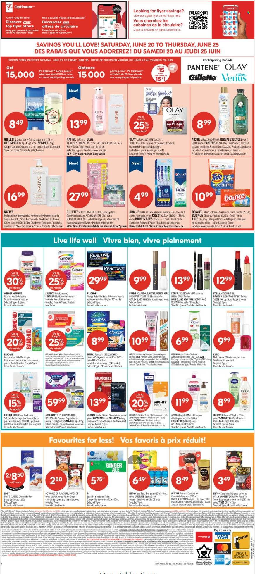 Circulaire Shoppers Drug Mart - 20 Juin 2026 - 25 Juin 2026. Page 20