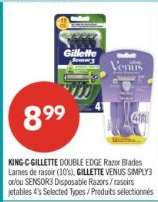 KING-C GILLETTE DOUBLE EDGE Razor Blades