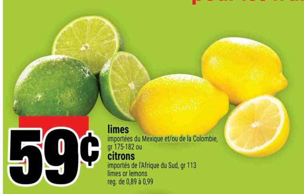 limes ou citrons
