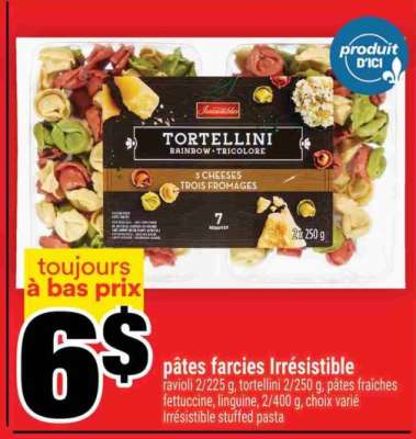 PÂTES FARCIÈS IRRÉSISTIBLE