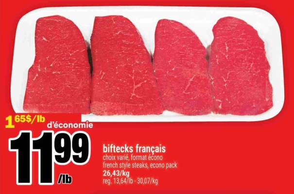 Biftecks Français
