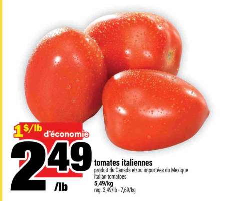 TOMATES ITALIENNES