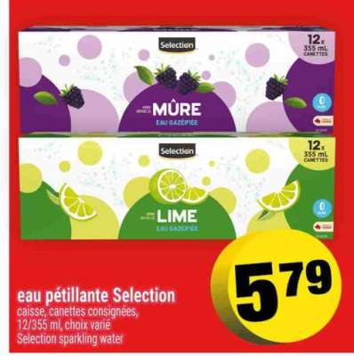 EAU PÉTILLANTE SELECTION