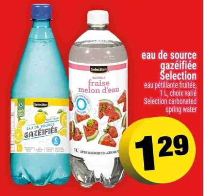 EAU DE SOURCE GAZÉIFIÉE SELECTION