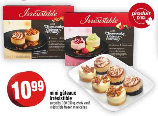 MINI GÂTEAUX IRRÉSISTIBLE