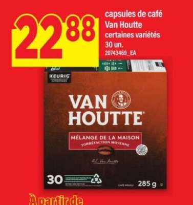 capsules de café Van Houtte