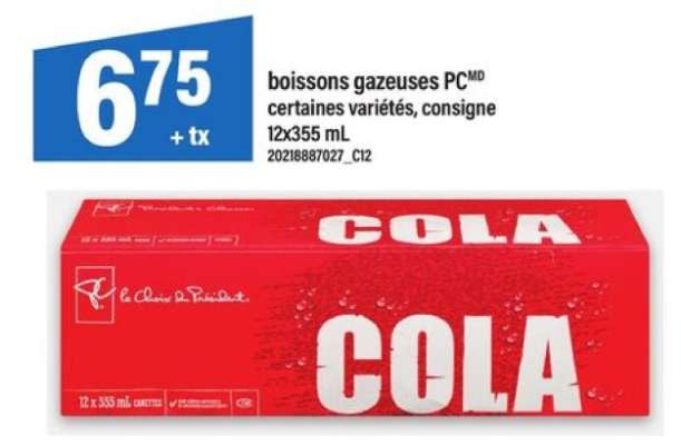 boissons gazeuses PC