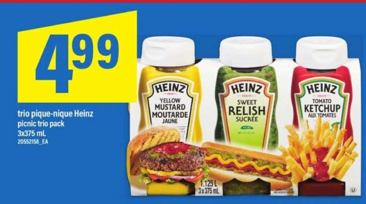 TRIO PIQUE-NIQUE HEINZ