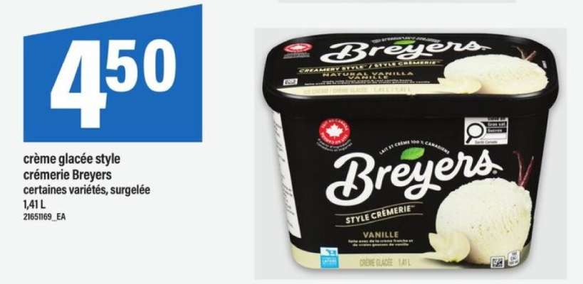 CRÈME GLACÉE STYLE CRÈMERIE BREYERS