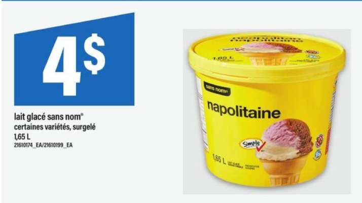 lait glacé sans nom