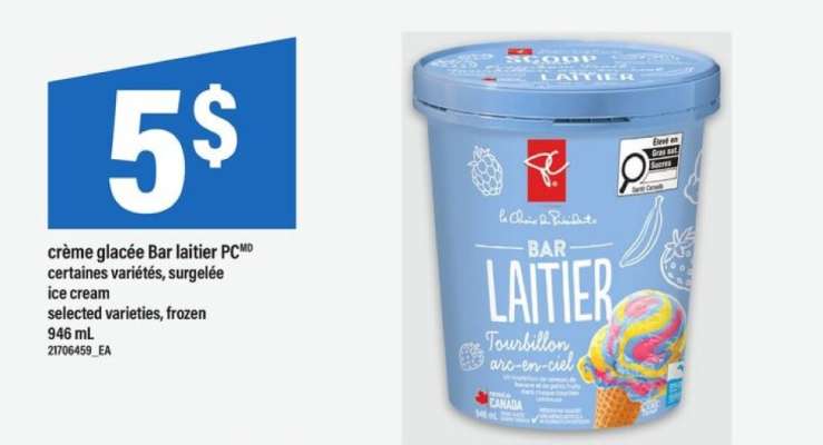 CRÈME GLACÉE BAR LAITIER PC