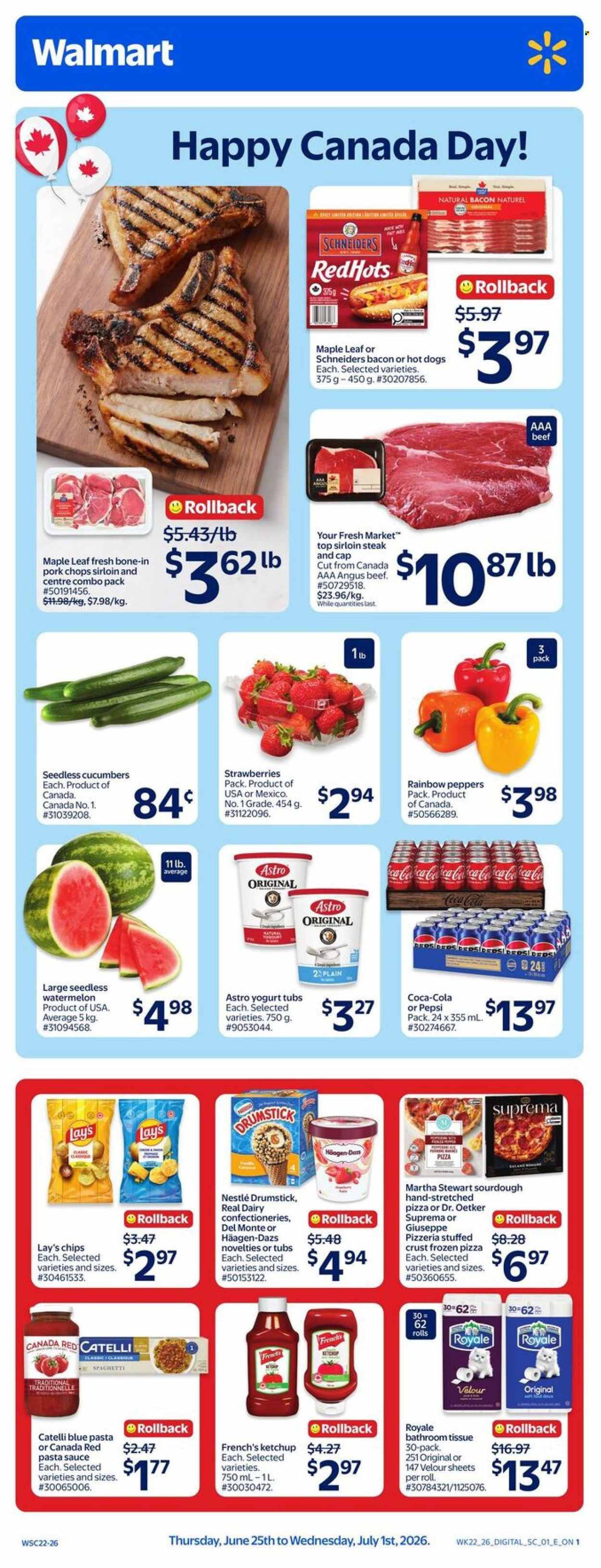 Circulaire Walmart - 25 Juin 2026 - 01 Juillet 2026. Page 1
