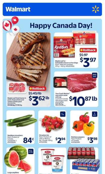 Circulaire Walmart - 25 Juin 2026 - 01 Juillet 2026.