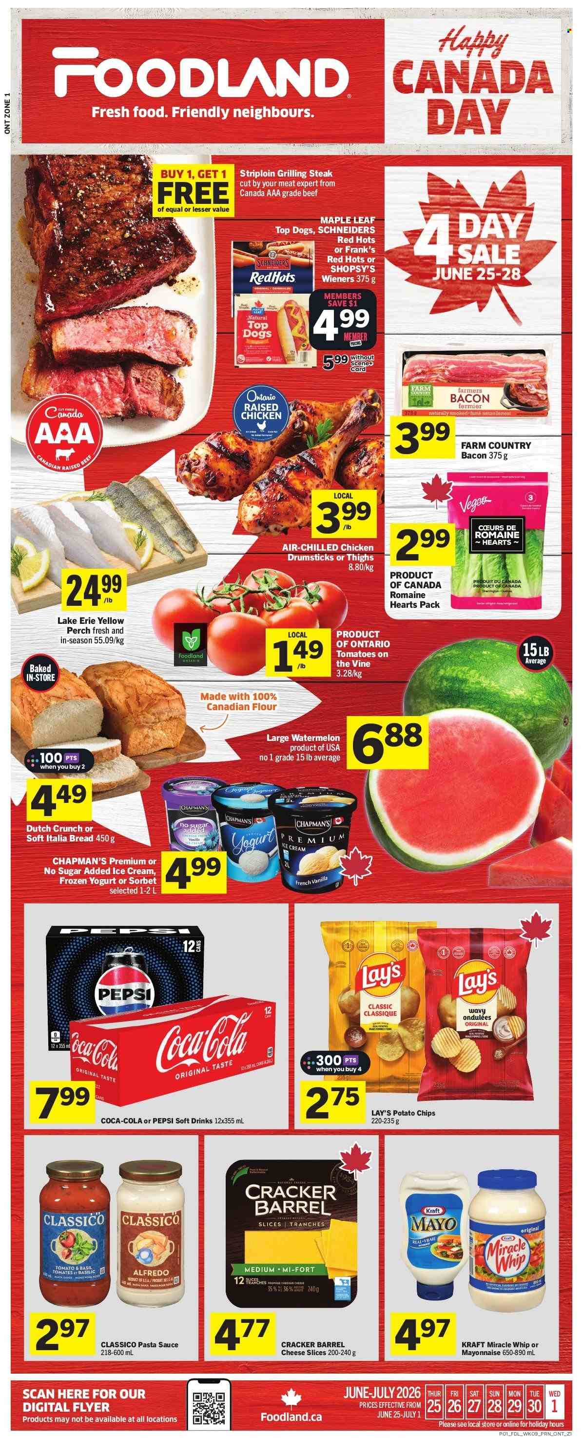 Circulaire Foodland - 25 Juin 2026 - 01 Juillet 2026. Page 1