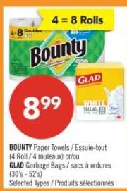 BOUNTY Paper Towels / Essuie-tout
