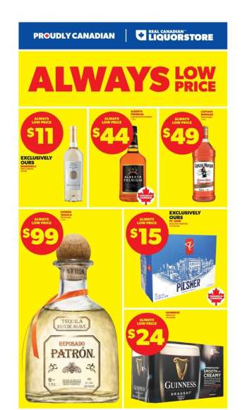 Circulaire Real Canadian Liquorstore - 29 Juin 2026 - 07 Juillet 2026.