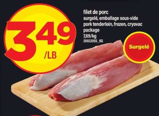 FILET DE PORC