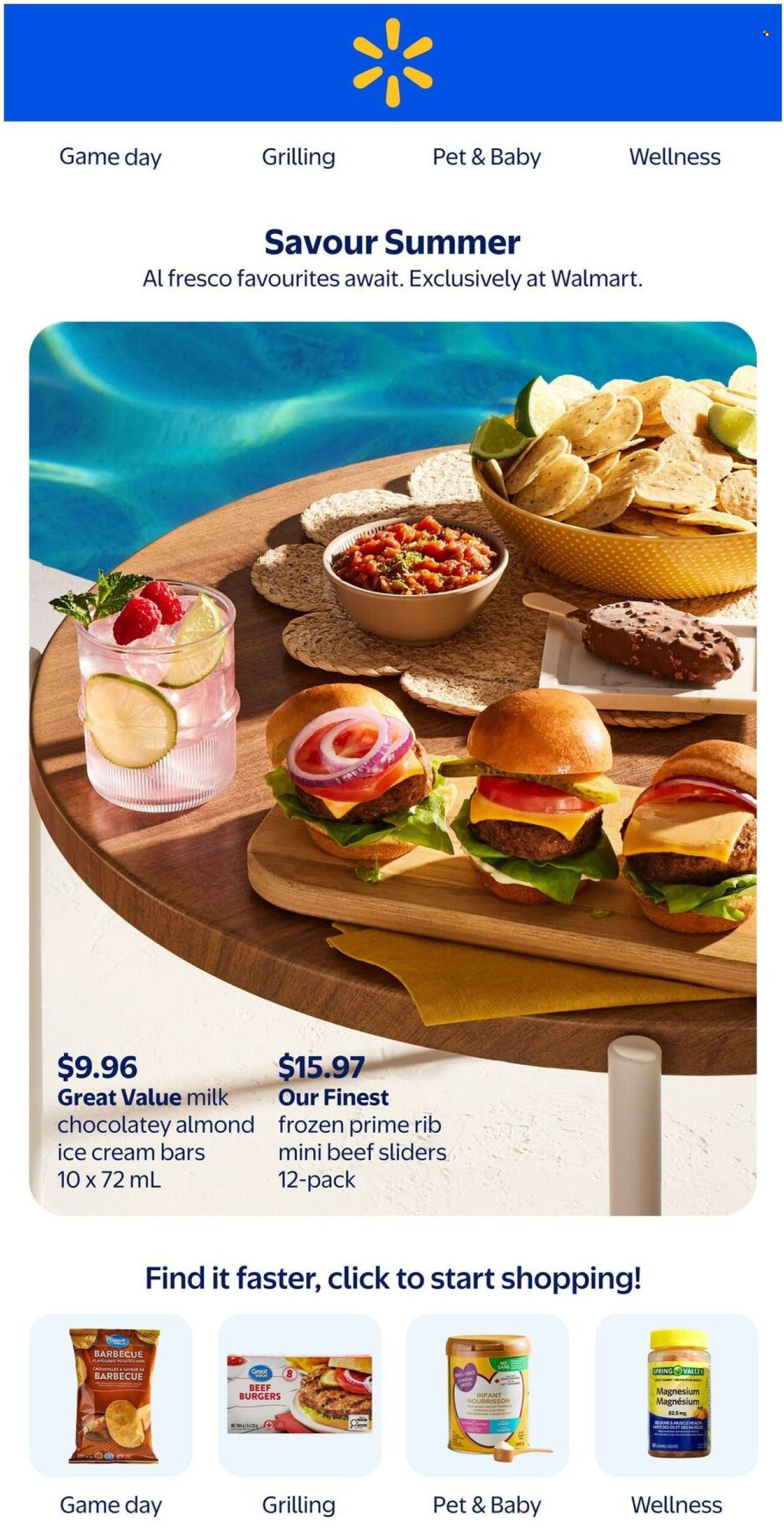 Circulaire Walmart - 02 Juillet 2026 - 29 Juillet 2026. Page 1