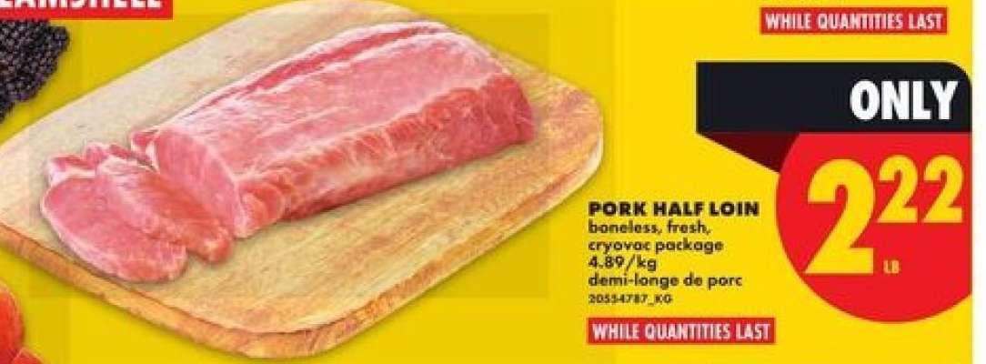 PORK HALF LOIN