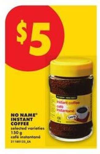NO NAME INSTANT COFFEE