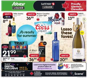 Circulaire Sobeys Liquor - 02 Juillet 2026 - 08 Juillet 2026.
