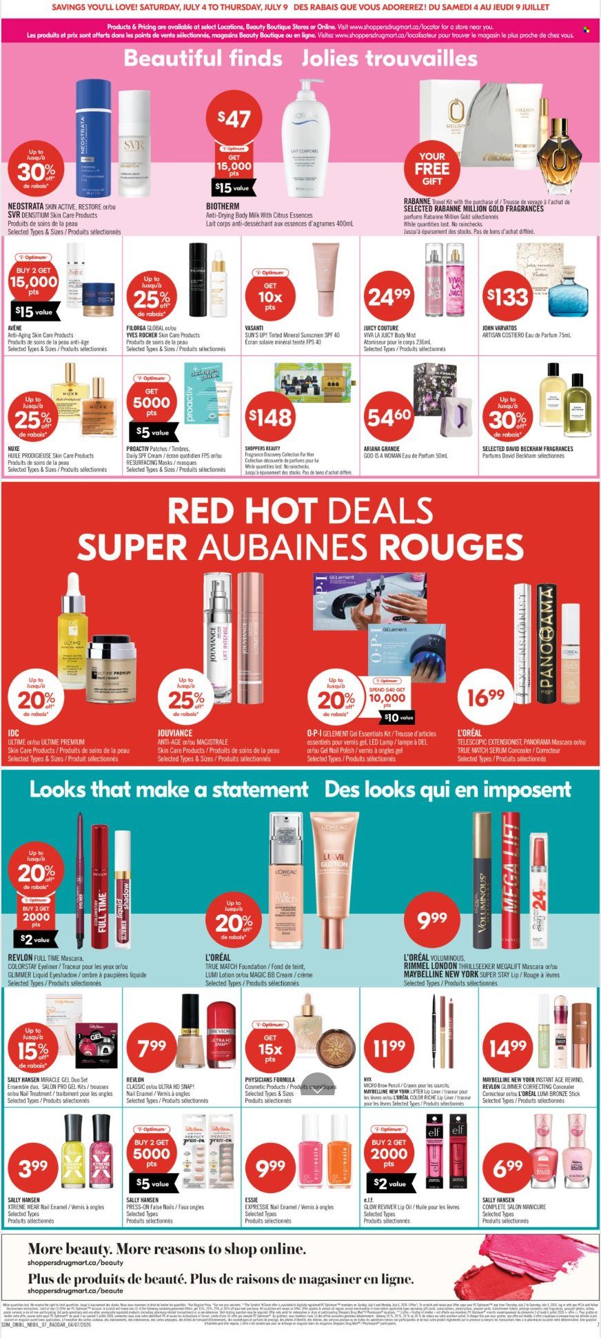 Circulaire Shoppers Drug Mart - 04 Juillet 2026 - 09 Juillet 2026. Page 7