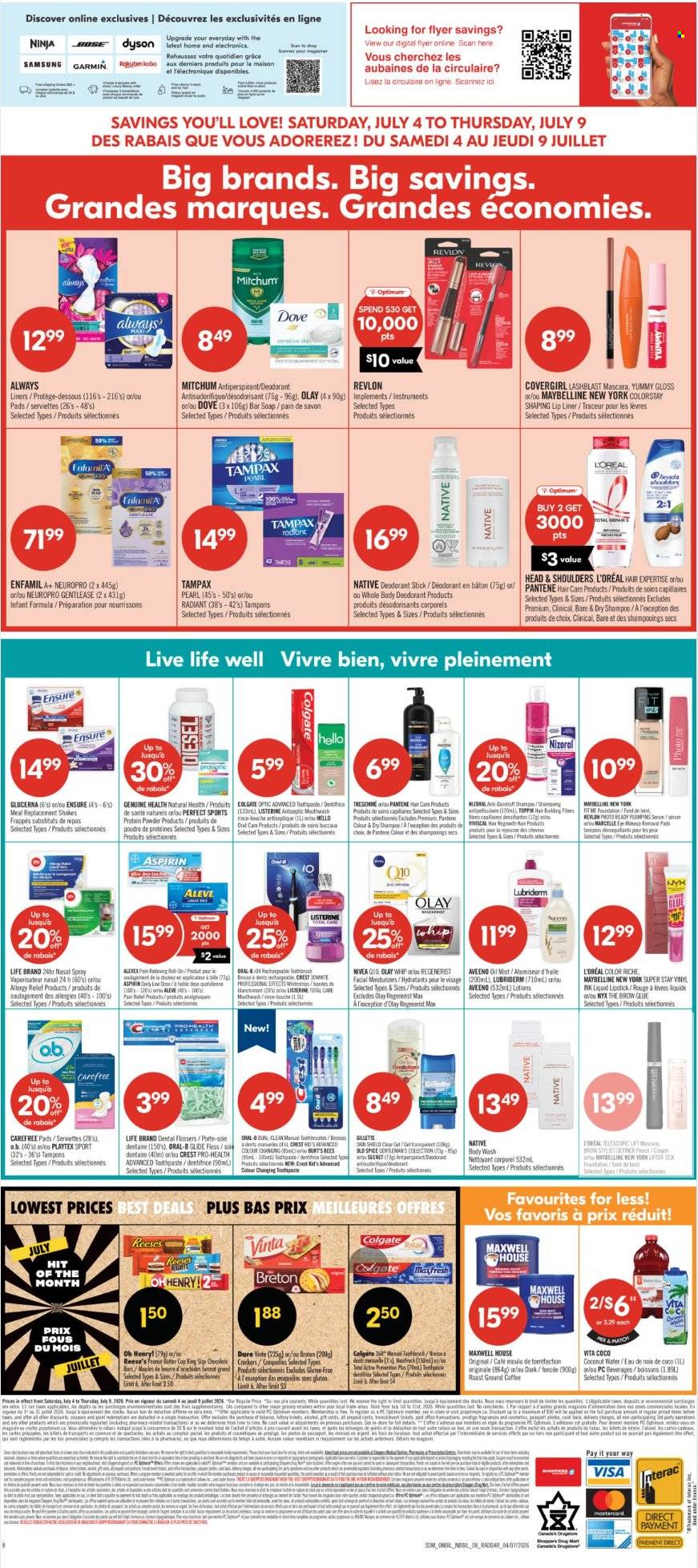 Circulaire Shoppers Drug Mart - 04 Juillet 2026 - 09 Juillet 2026. Page 15