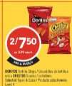 DORITOS Tortilla Chips / Croustilles de tortilla ou CRETOS