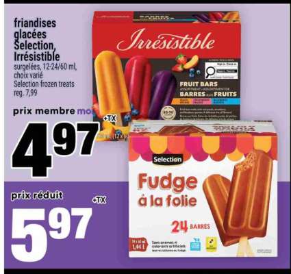 friandises glacées Selection, Irrésistible