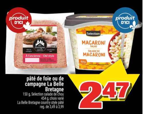 PÂTÉ DE FOIE OU DE CAMPAGNE LA BELLE BRETAGNE