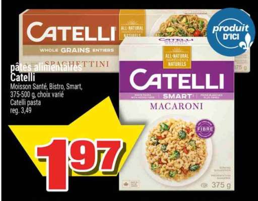 PÂTES ALIMENTAIRES CATELLI