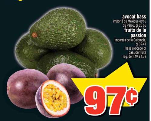 avocat hass ou fruits de la passion