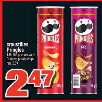 CROUSTILLES PRINGLES