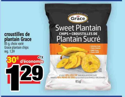 croustilles de plantain Grace