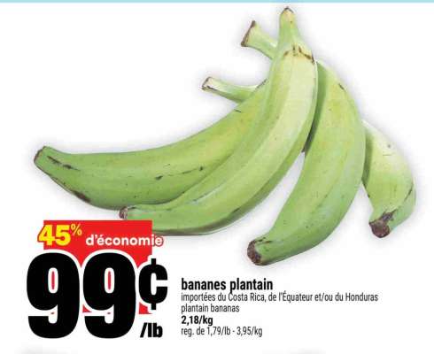 Bananes Plantain