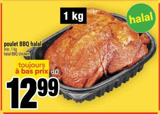 poulet BBQ halal