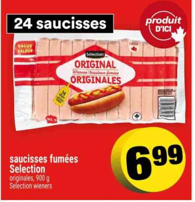 SAUCISSES FUMÉES SELECTION