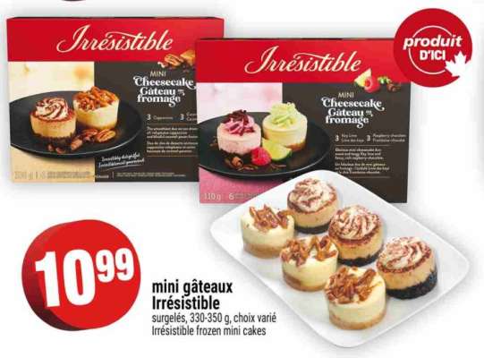 MINI GÂTEAUX IRRÉSISTIBLE