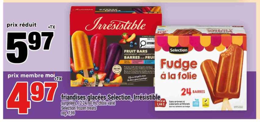 friandises glacées Selection, Irrésistible