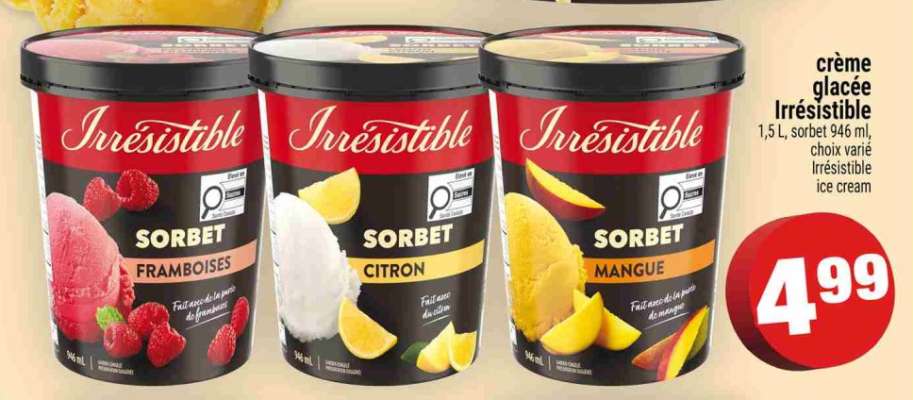 CRÈME GLACÉE IRRÉSISTIBLE