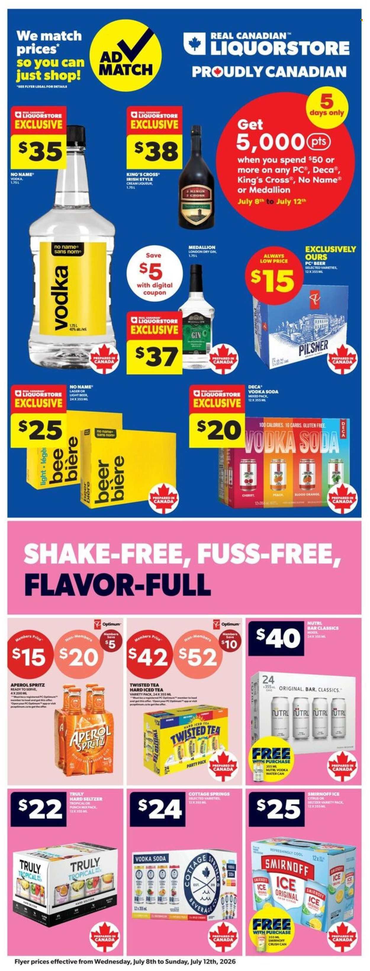 Circulaire Real Canadian Liquorstore - 08 Juillet 2026 - 12 Juillet 2026. Page 1
