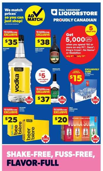 Circulaire Real Canadian Liquorstore - 08 Juillet 2026 - 12 Juillet 2026.