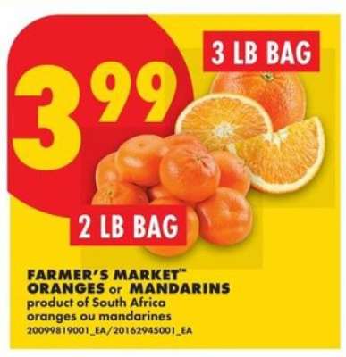 FARMER’S MARKET™ ORANGES or MANDARINS
