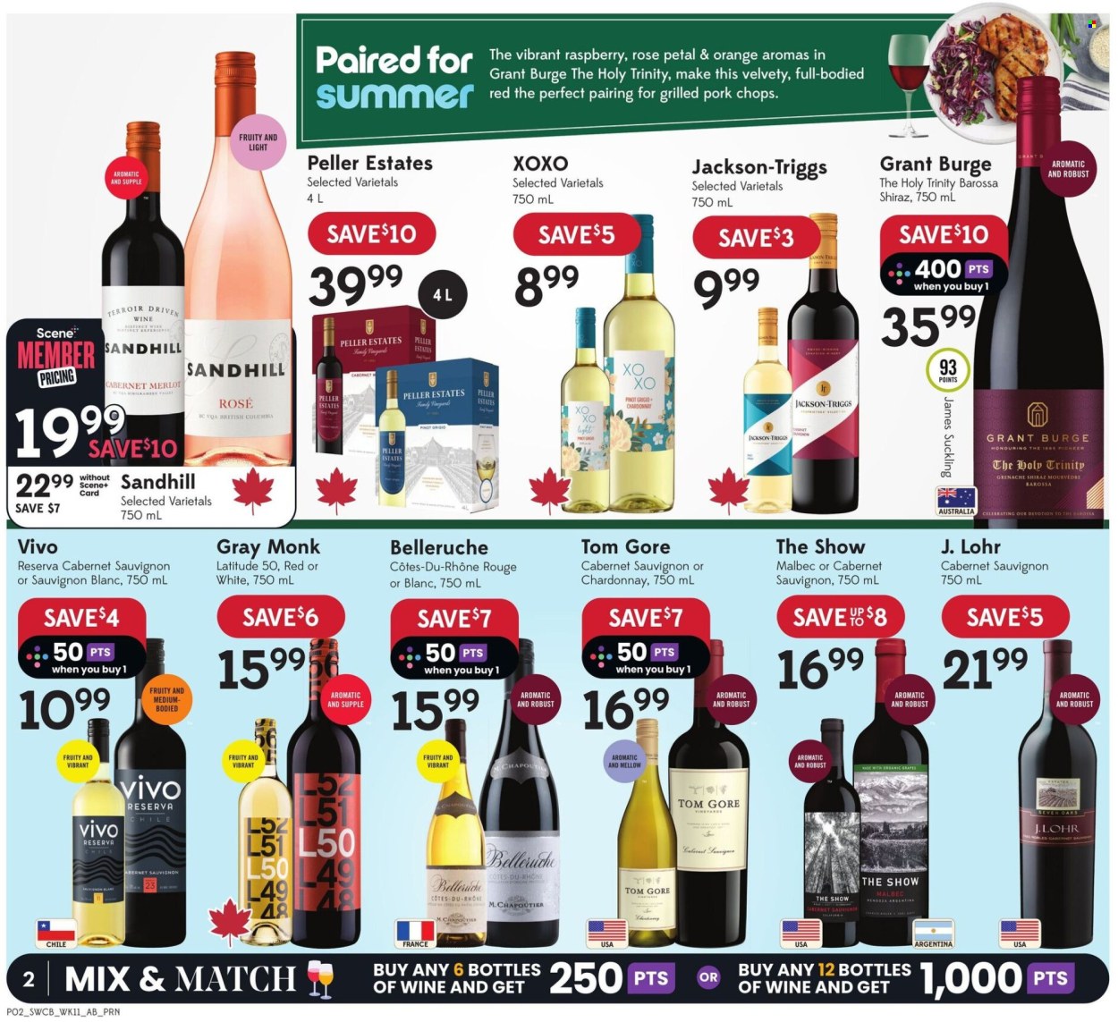 Circulaire Sobeys Liquor - 09 Juillet 2026 - 15 Juillet 2026. Page 2