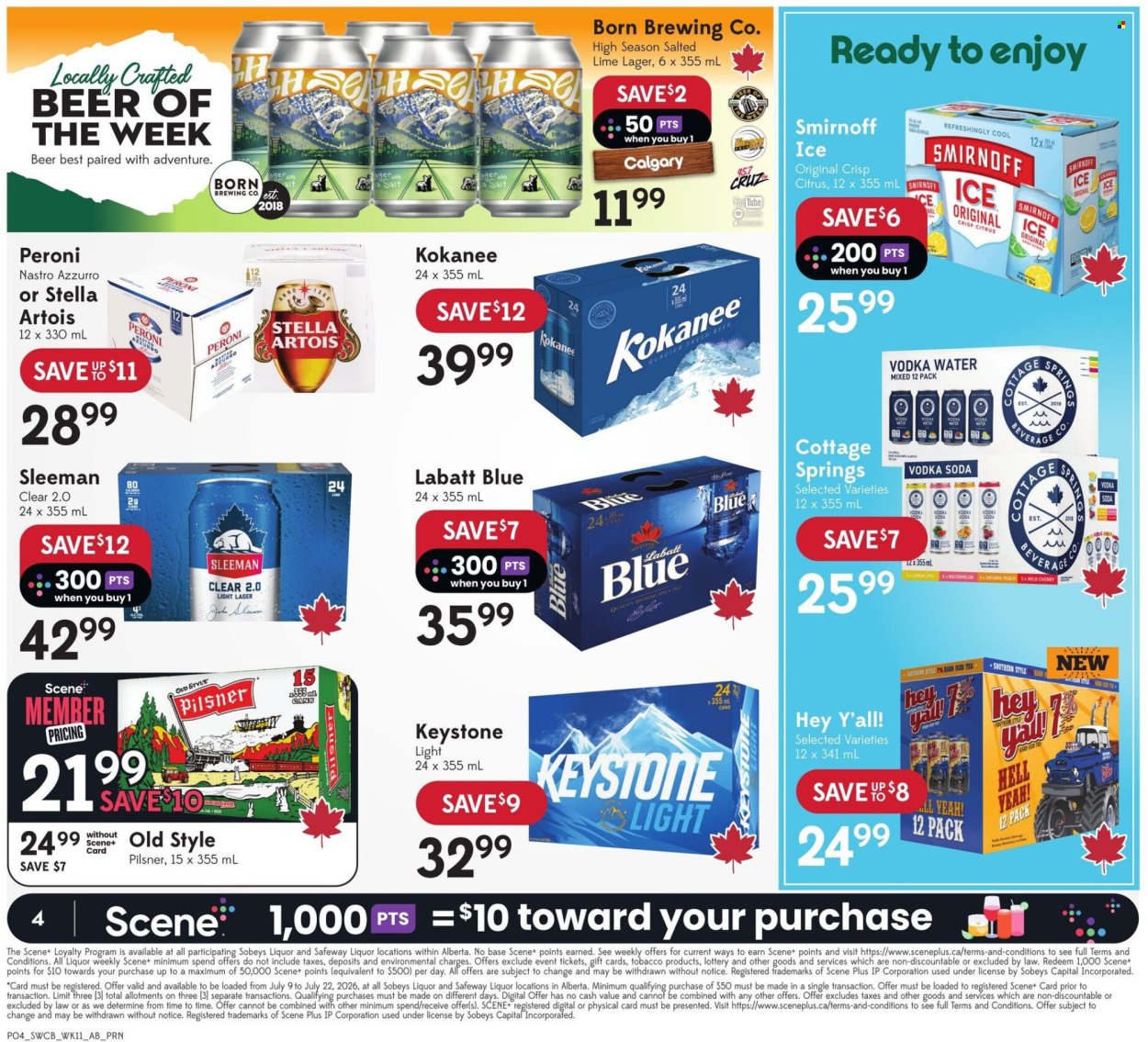 Circulaire Sobeys Liquor - 09 Juillet 2026 - 15 Juillet 2026. Page 5