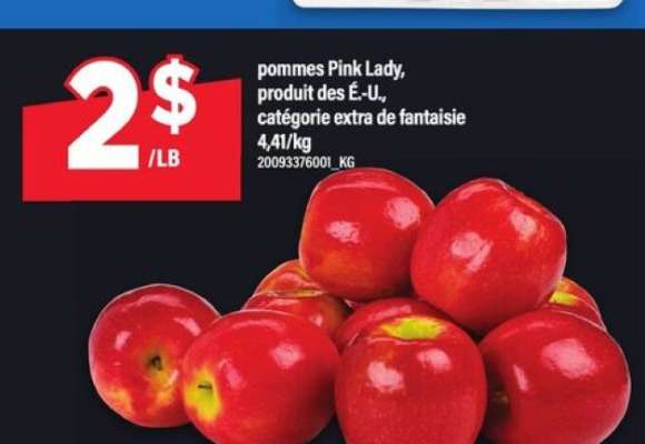 pommes Pink Lady
